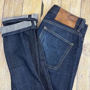 Naked Famous Jeans Skinny Guy Selvedge Left Hand Twill Mens Size 31 ( 34X36)